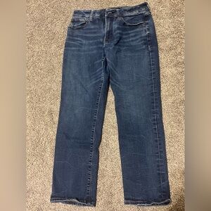 Express Dark Blue Men's Straight Jeans